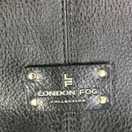 London Fog Elegant Black Vegan Leather Tote  Photo 6