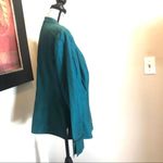 Adrianna Papell Jacket Shirt Green Teal Plus 16W Formal Oversized Workwear Photo 5