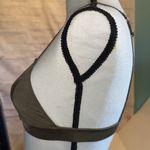 Urban Outfitters Out From Under  Bra Womens Small Olive Green Satin Triangle Photo 2