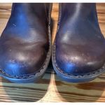 Naot Comfort Shoes EU 42 US 11 Brown Clog Style Side Zipper Leather Sturdy Photo 7