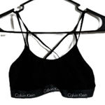 Calvin Klein ‎ Black Bra with Criss-Cross Straps Photo 0