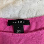 Halogen Pink Off Shoulder Long Sleeve Ruched Bodycon Top Size Small Photo 4