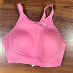Gymshark High Support Sports Bra Pink 34E/F Racerback Adjustable Strap Photo 0