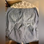 J Jill Chambray Denim NWT Cargo lightweight denim retail $89 plus sz 14 Blue Photo 8