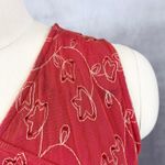 Y2K Womens Ethereal Mesh Dress Medium Cottage Fairy Grunge Artsy Glam HOCO Red Photo 10