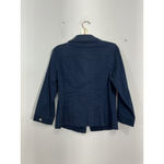Dress Barn Womans  Medium Navy Button Upbiker Jacket Photo 1