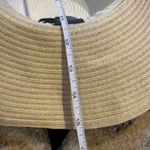 Saks 5th Avenue Saks Fifth Avenue Cream and Black Ribbon Hat Photo 6