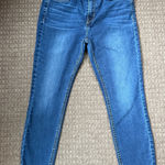 Calvin Klein Jeans Womens Blue High Rise Slim Straight Denim Jeans Photo 0