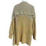 Maeve Anthropologie  Collared Oversized Cardigan Sweater Large Shimmer Sparkle Photo 9