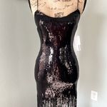 JustFab Sequin Fringe Dress Photo 0