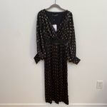 Little Mistress Black& Gold Pleated V Photo 5