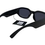 SZADE NIB East Side Black Ink Sustainable On Trend Rectangular Frame Sunglasses Photo 9