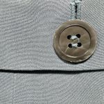 Jones New York  Silk Suit Blazer Jacket Baby Blue 10 Career 4 Button Lined Work Photo 4