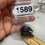 1928 Collection Gothic Black Crystal Dangle Necklace Witchycore Dark Romance Photo 8