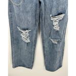 Hot Topic Women Loose Fit Grunge Jeans Size 11 Light Wash Distressed Cotton Photo 2