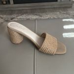 Raye Tan Braided Block Heel Slip On Mule Sandals Women’s Size 9 Photo 9