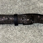 Garage  Gray Rhinestone Belt NWOT Photo 0