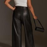 CeCe  Faux Leather Cropped Wide Leg Pants Photo 0