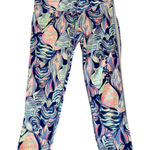 Lilly Pulitzer Luxletic Tamara Weekender Legging Twilight Blue Scale Up Women XL Photo 0