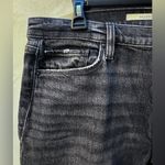 Hudson Jeans Hudson Nico Jeans size 30 Mid-rise Straight leg Inseam slit in Black Star NWT Photo 3