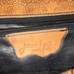 Jane Yoo Vintage Hand Painted Purse Brown Photo 7