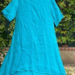 Free People Basic teal linen dress Photo 0