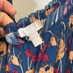 Chelsea 28 Blue floral dress with Puff Sleeves Medium Photo 1