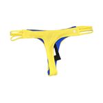 SOLE EAST🦎 Rincon Reversible Strappy Brazilian Bikini Bottoms L NEW Blue Size L Photo 3