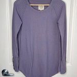 Chaser Thermal Waffle Knit Long Sleeve Tee (Light Purple) - Small Photo 0