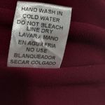 Giddy Up Glamour  M Sleeveless Cutwork Lace Front Layered Swing Top in Maroon Photo 10