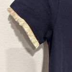 Spartina 449  Island Fringe Navy Dress Small NWT Photo 3