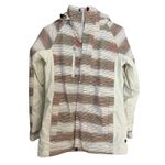 Burton  Gore-Tex women's S full zip snowboard hooded striped jacket Photo 0