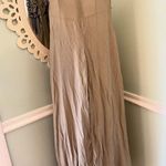 Picadilly Canada Dress Midi Tank Sand Tan White Layered Size Small Photo 1
