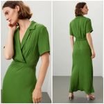 Reformation 💕 PETITES💕 Danika Dress ~ Palm Green Petite Small NWT Photo 7