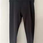 Sweaty Betty Reversible Leggings Size Medium Gray w/ Stripes & Black Double Duty Photo 4
