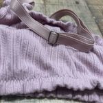 Free People Intimately Mauve Rib Ruched Bralette Size M Adjustable Straps Bra Purple Size M Photo 2