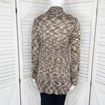 Billabong Marled Cardigan Sweater Brown Multi Juniors Large Button Shawl Collar Photo 4