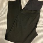 Emma's‎ Expressions Full Panel Maternity Leggings Womens Medium Black Pregnancy Photo 3