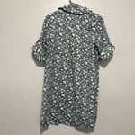 Faherty  Penny Linen Dress‎ In Blue Indigo Echo Floral Size XS Photo 5