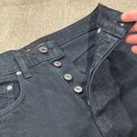 GRLFRND  Jeans Women 25 The Karolina High Rise Straight Crop Button Fly Navy Blue Photo 6