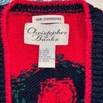 Christopher & Banks Gorgeous Vintage 1980s/90s  Hand Embroidered Sweater Vest! Photo 5