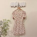 J.ING Jing Nude with Floral Print Short Sleeve Mini Dress Size M NWT Size M Photo 3