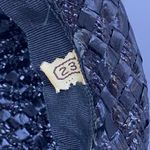 Vintage Union Made Blue Hat with Blue & Cream Bow Size 23 Photo 6