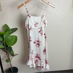 Live to be spoiled 🛎️ 5/$20  Floral Dainty Polka Dot Asymmetrical Mini Dress XS Photo 3