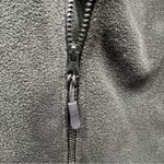 Exotic Identity Black Fleece and Khaki Colorblock Zip Front Jacket Size Small Photo 4