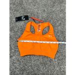 NWT TLF sculpt seamless racerback sports bra orange burst cut out back gym S Photo 7