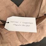 BETTER TOGETHER Brown Button Down Women’s Vest NWT Sz XS Photo 3