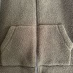 Banana Republic  Olive Green Sherpa Zip-Up Photo 4