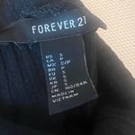 Forever 21  Black Ribbed Cropped Turtleneck Top Photo 6