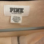 PINK - Victoria's Secret  Cream Quarter Zip Pullover Large Photo 3